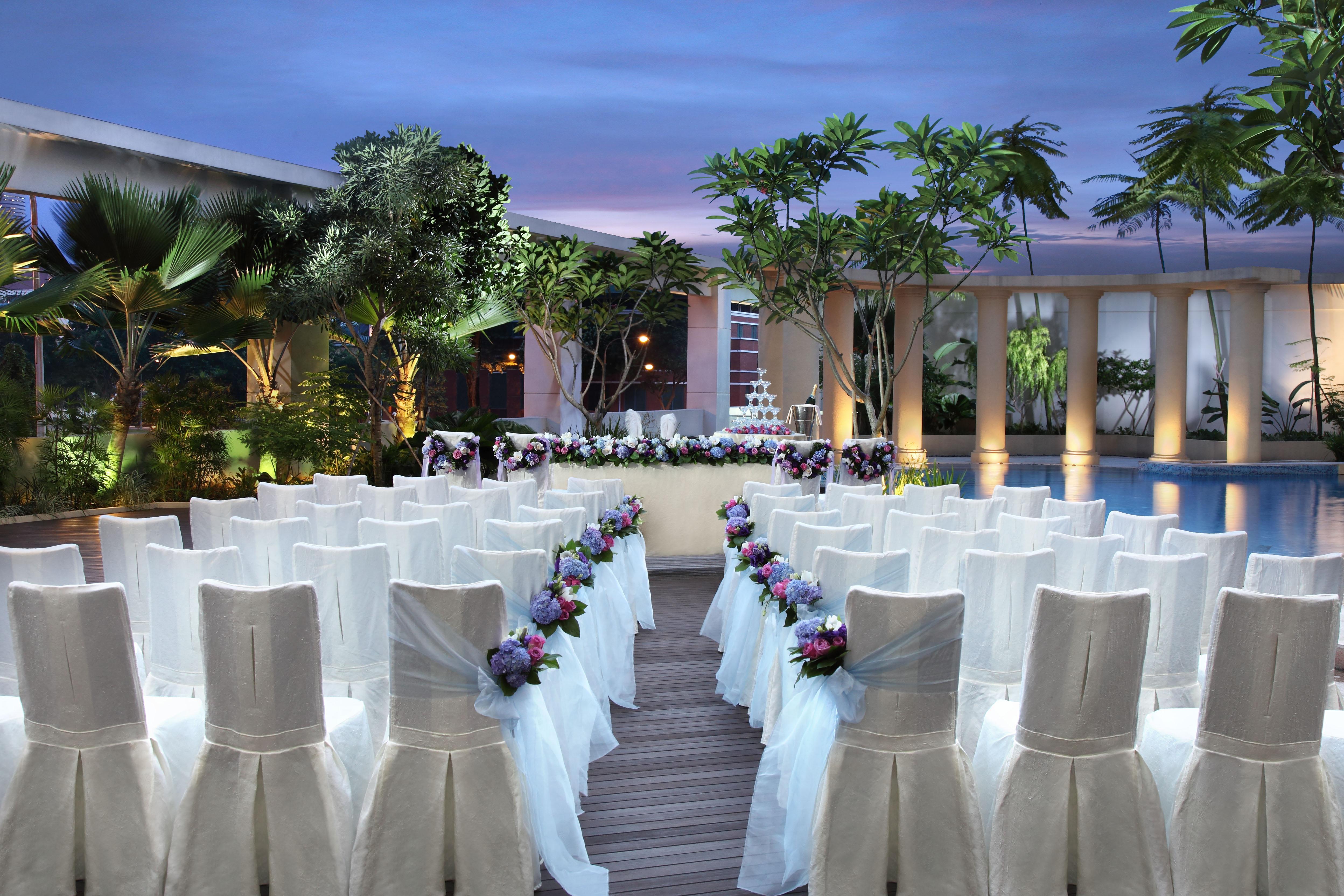 The Robertson House Managed By The Ascott Limited Ξενοδοχείο Σιγκαπούρη Εξωτερικό φωτογραφία Wedding at the pool deck
